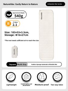 NatureHike | Ultralight Automatic Inflating Portable Sleeping Pad