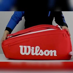 Wilson | Balo Cắm Vợt Tennis Đa Năng Sức Chứa Lớn Super Tour
