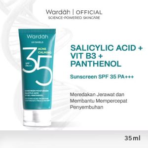 WARDAH UV Shield Acne Calming Sunscreen Serum SPF 50 PA++++ | SPF 35 PA+++ Oily Skin
