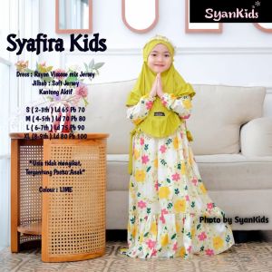 SYAFIRA GAMIS ANAK SET JILBAB