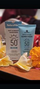 Sunscreen spf50 30ml Natura World Menunda Penuaan & Melindungi Kulit Dari Sinar Matahari