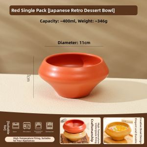Aesthetic Retro Ceramic Rice Bowl