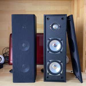 Wooden Surround Sound Box 6 Speakers Passive HiFi Stereo System No Power Required 4 Ohm Impedance Satellite Speakers
