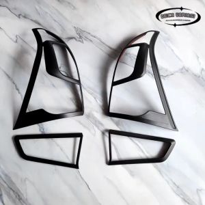 Cover Lampu Belakang Avanza Xenia Garnish Lampu Belakang Grand All New Avanza All New Xenia 2015 - 2018 Hitam Doff