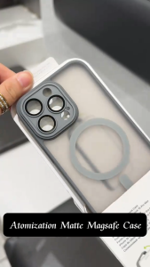 Ốp lưng điện thoại Likgus nhám kèm Lens bảo vệ camera từ tính chống sốc 16 pro max 15 14 13 11 Pro 14 Plus 12 MinnSTORE