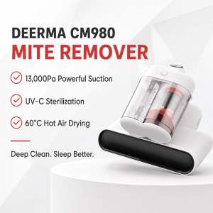 DEERMA CM980 MITE REMOVER 13000Pa Powerful Suction UV-C Sterilization 60°C Hot Air Dryin (No Returns,Please purchase carefully☺️!)