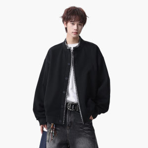 WUKONGYOUHUO | Vintage Check Plaid False Two-Piece Sweater Jacket Men Couples