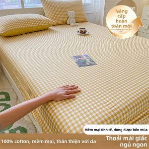 JIFANPAUL | Bộ Đồ Chăn Ga Gối 100% Bông Cotton Chống Trượt