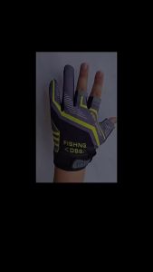 Găng Tay Câu Cá Mùa Hè Cho Nam Ba Ngón Chống Nắng Chống Trơn Trượt Thoáng Khí Chất Liệu Polyester Dệt Kim Mỏng