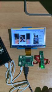 Board Controller Untuk Layar LCD Tablet Resolusi 1024x600 TTL 50Pin HDMI 5V 2A