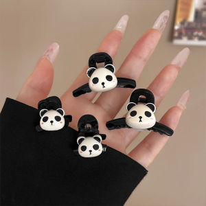 การ์ตูนแพนด้ากิ๊บติดผมสไตล์เจ้าหญิงผมเล็กกิ๊บเล็บผู้หญิงน่ารักผ้าโพกศีรษะ