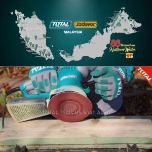 TOTAL Tools 450w Rotary sander ∅150mm [∅6] Variable speed control - TF2041506