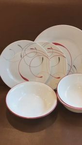 Corelle USA - Splendor Lucky - Full Bộ 6 Món Tô Chén Dĩa Vạn Phúc Kim An