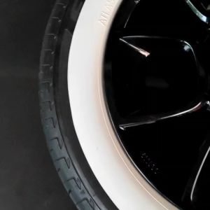 Lis Ban Mobil White Wall Ban Mobil Velg Ring 14 Putih Polos Atlas Original