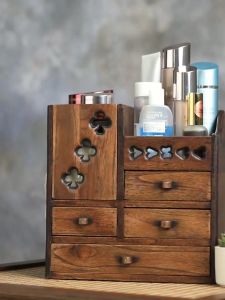 กล่องเก็บเครื่องประดับ อุปกรณ์จัดเก็บเครื่องประดับ สําหรับจัดเก็บต่างหู สร้อยคอ ชั้นวางเครื่องสําอาง กล่องลิ้นชัก