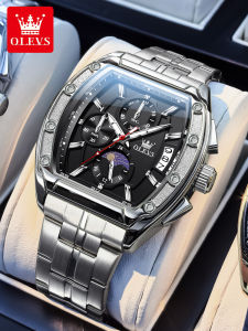 OLEVS | Mens Tonneau-shaped Stylish Student Waterproof Watch