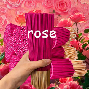 Handmade Floral Rose Incense Sticks 22.0cm cm Long Made from High-Quality Materials More Suitable for Couples in Love Can Be Used Indoors and Outdoors Perfect Holiday Gifts for Fishing Camping Christmas Valentines Day Ramadan Also Suitable f...
