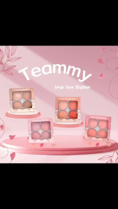 🔥แท้/ถูกที่สุด/ไลฟ์ทุกวัน🔥(1ชิ้น) TB102 Teammy True Love Blusher บลัชออน (L)