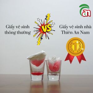 Giấy vệ sinh cuộn lớn PONYO JB500 2 lớp chất lượng cao tan nhanh mềm mịn hoạ tiết caro 500g - Thiên An Nam paper