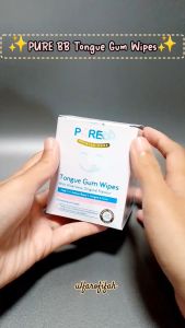 Pure BB Tongue & Gum Wipes: Box isi 20pcs