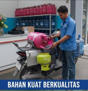 keranjang galon isi 3 dan gas melon 4 gas 12 kg