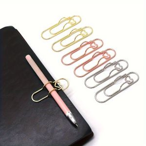 Bút Đa Năng 4 Trong 1 Có Kẹp Treo Kẹp Giấy Hình Trái Tim Phụ Kiện Sổ Tay Giá Đỡ Cố Định Dụng Cụ Sắp Xếp Bàn Làm Việc