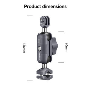 Giá Đỡ Máy Ảnh Xe Máy Bằng Hợp Kim Nhôm FANAUE Để Gắn Gương Chiếu Hậu Tương Thích Với Máy Ảnh Thể Thao Insta 360