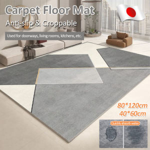 40X60/80X120CM Carpet for Living Room Door Mat Nordic Style Carpet for Bed Room Big Size Non Slip Floor Mat Dirt-resistant Instant Water Absorption Can Be Cropped Rugs Carpets Crystal Velvet Soft Comfortable Home Kitchen Bathroom Anti-slip Floor Mat
