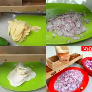 Alat Serut Es Batu Kayu Jati Manual / ICE CRUSHER/ ES KEPAL - PISAU CADANGAN