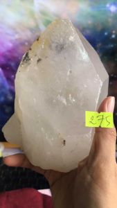 Đá thạch Anh trắng KIM TỰ THÁP pha lê tự nhiên trong suốtthanh tẩy thiền định tarot cực mạnh Clear Quartz Natural AAA1 275