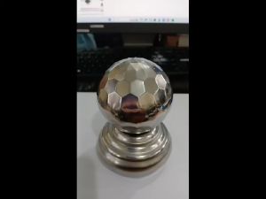 Mahkota Bola Diamond Stainless 3in x 3in