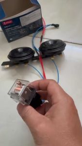 Còi dĩa DENSO chính hãng cho xe máy Bộ Rele dùng cho xe máy Rele đấu còi cho xe máy