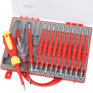 26 in 1 1000V Insulated Screwdriver Set for Electrician Professional Tools Magnetic Screw driver Bits Insulation Hand Tools