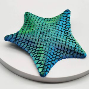 3D Printed Starfish Ornament 12cm Marine Animal Decor Ocean Themed Desk Toy Movable Joints Stress Relief Home Office Gift