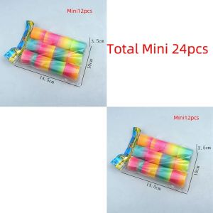 24 Chiếc Rainbow Magic Springs Vòng Tròn Linh Hoạt Đồ Chơi Vui Nhộn Cho Trẻ Em Sinh Nhật Dự Tiệc Tặng Khách Pinata Chất Độn 6-12 Tuổi