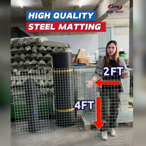 Welded Wire Mesh 2IN Steel Matting Electro 2.5/3.5/4.5MM Galvanized Dog Bird Chicken Construction Breeding Fence Mesh