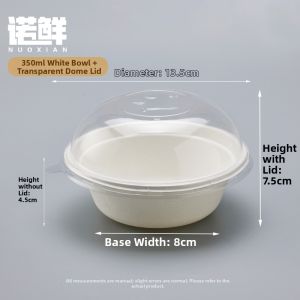 NUOXIAN | Multipurpose Thickened Food-Grade Paper Bowls