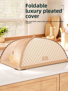 MONLEYTA | German Foldable Table Cover Lid New 2025 Dustproof Food Waste Umbrella Net Home Use Restaurant Leftover Dish Cover Shield