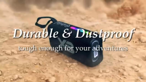 O.SHINE XB105 PRO New Portable Bluetooth Speaker with Super Bass IPX7 Waterproof Rugged Design 2-Way Stereo Sound Universal Plug