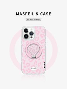 MASFEIL | Ốp Lưng Điện Thoại In Hình Báo Đốm Có Chân Đế for iPhone 18