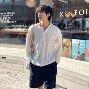 Ssumenam | Minimalist High-Quality Mens Long Sleeve T-Shirt