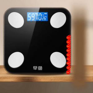 Portable Small Electronic Body Fat Scale for Women High Precision Rechargeable Home Use Health Fitness Weight Analyzer