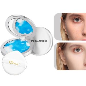 Phấn Phủ Ocheal Matte Dạng Nén 8g Kiểm Soát Dầu Lâu Trôi 24 Giờ Chống Nước Phấn Phủ Trang Điểm Với Bông Phấn Cho Lớp Hoàn Thiện Tự Nhiên