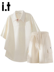izzue | Breathable Polo Shirt and Shorts Set