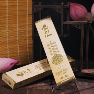 Hương nhang trầm thần tài Bồ đề tâm 88 nén 29cm cháy 40 phút hương trầm cổ truyền  tự nhiên không hóa chất cho ban thần tài nhà chung cư