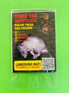 Racun Tikus TEMIK BLACK 15G: Pengendali Tikus Efektif