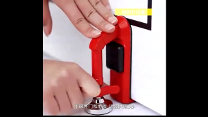 【SKIT SG】Portable Door Lock with Door Stop Alarm – Self Defense Security Jammer Lock Travel Door Closer Anti-Theft Safety Device for Home Apartment Hotel Dorm Office Easy Install Adjustable Door Stopper Alarm Door Jam for Protection and Privacy Travel