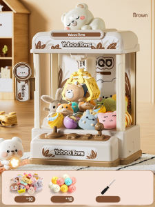 Claw Machine for Kids Mini Vending Machine Unicorns Bear Toys with Sound for Girls Candy Grabber Arcade Games with Mini Plush