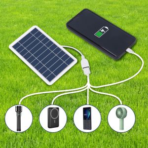 Solar Panel 5V 2W Output USB Outdoor Portable Solar System Cell Phone Chargers