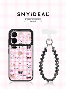 Smyideal | Magnetic Attractive Xiaomi Compatible Phone Case High-end Unique Novel Check Animal Pattern